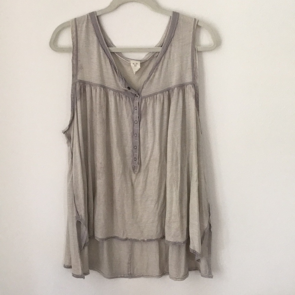 Free People Cream Tank Top